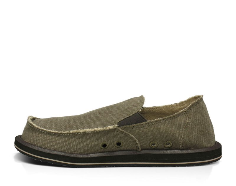 Sanuk Vagabond Men's Shoes Brown | Canada 201ZUT